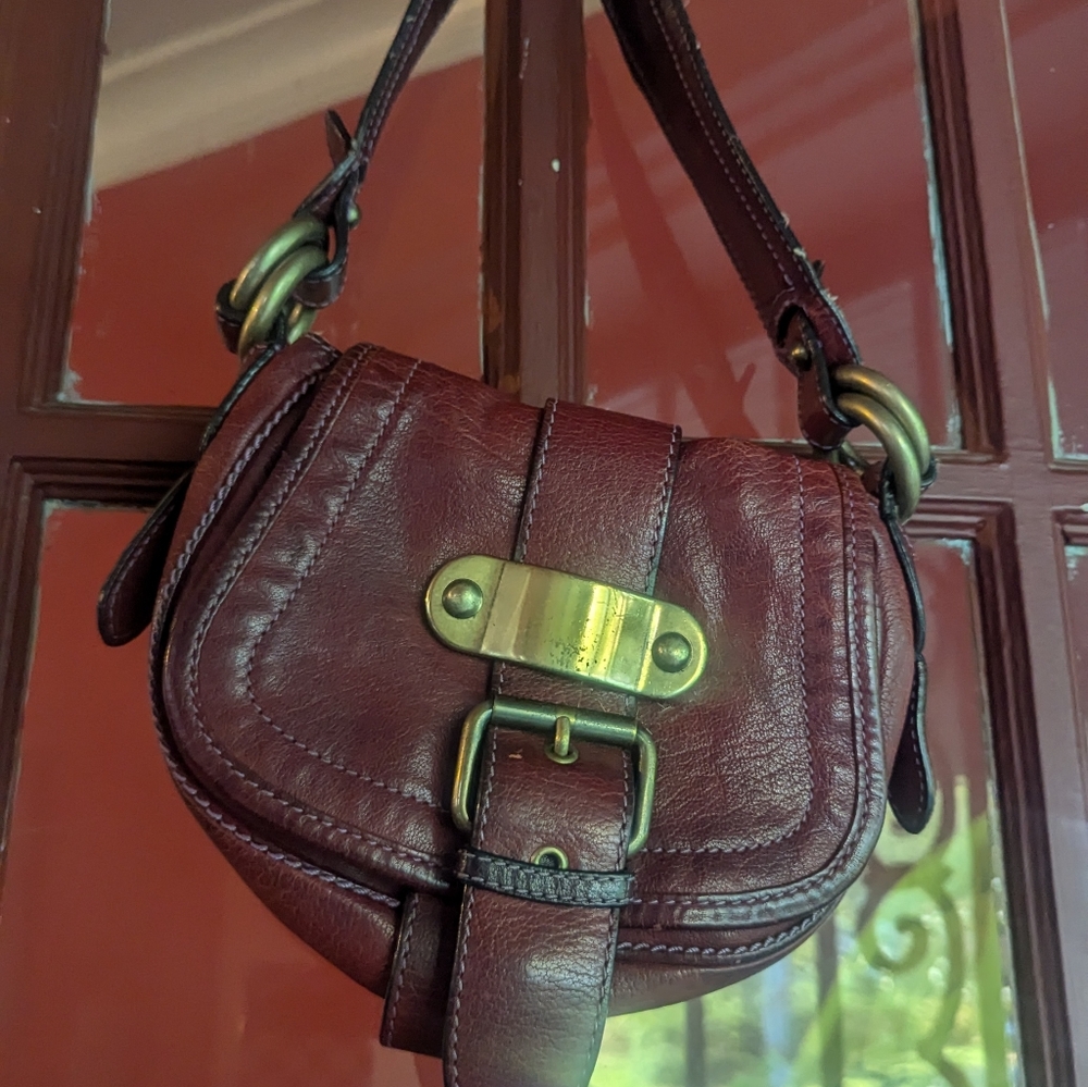 Darling vintage Marc Jacobs burgundy leather bag - Picture 2 of 13